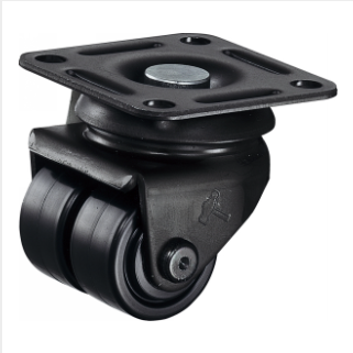 安装高度低的HAMMER-CASTER哈玛旋转式双轮脚轮型号...