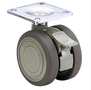 日本原装进口okamotokoki冈本工机双轮脚轮型号：TE...