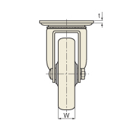 図面 No.107B3 スタンダードクラスキャスター 図面 No.107BB スタンダードクラスキャスター